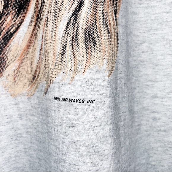 Vintage Crewneck 1991 Yorky Single Stitch Tee Medium - Picture 5 of 9